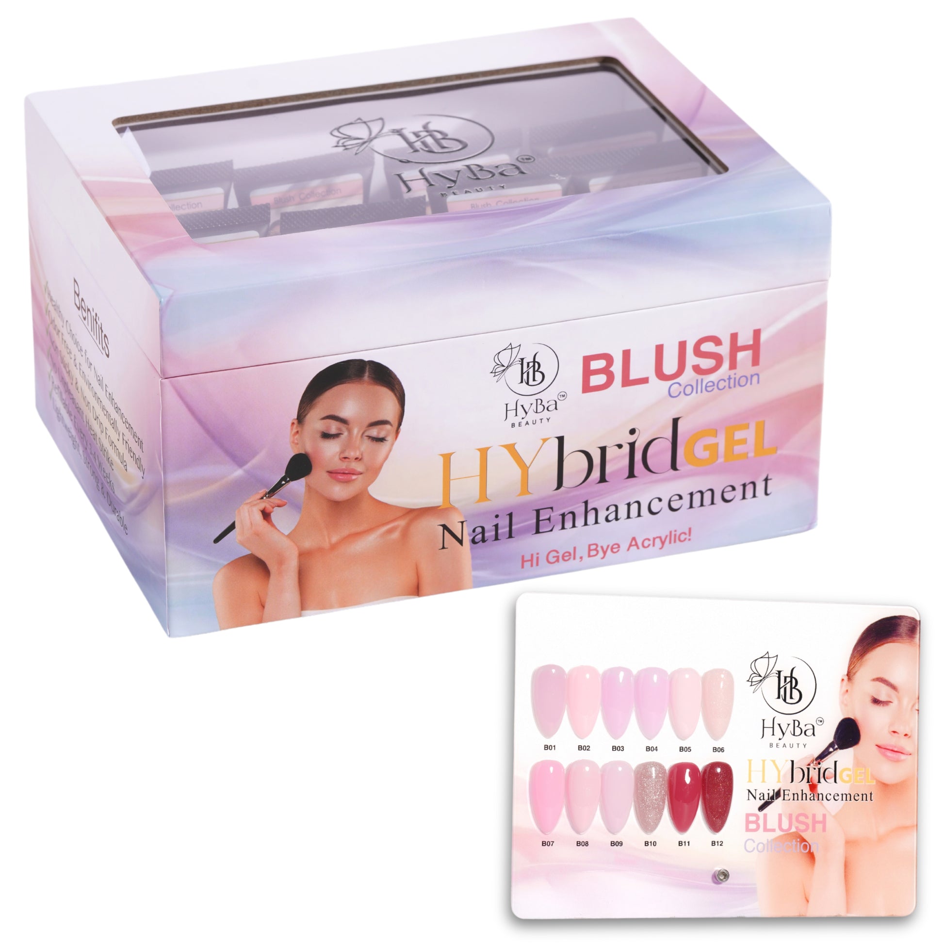 HYBRID GEL - #2 BLUSH / HyGEL Collection - HYBA BEAUTY