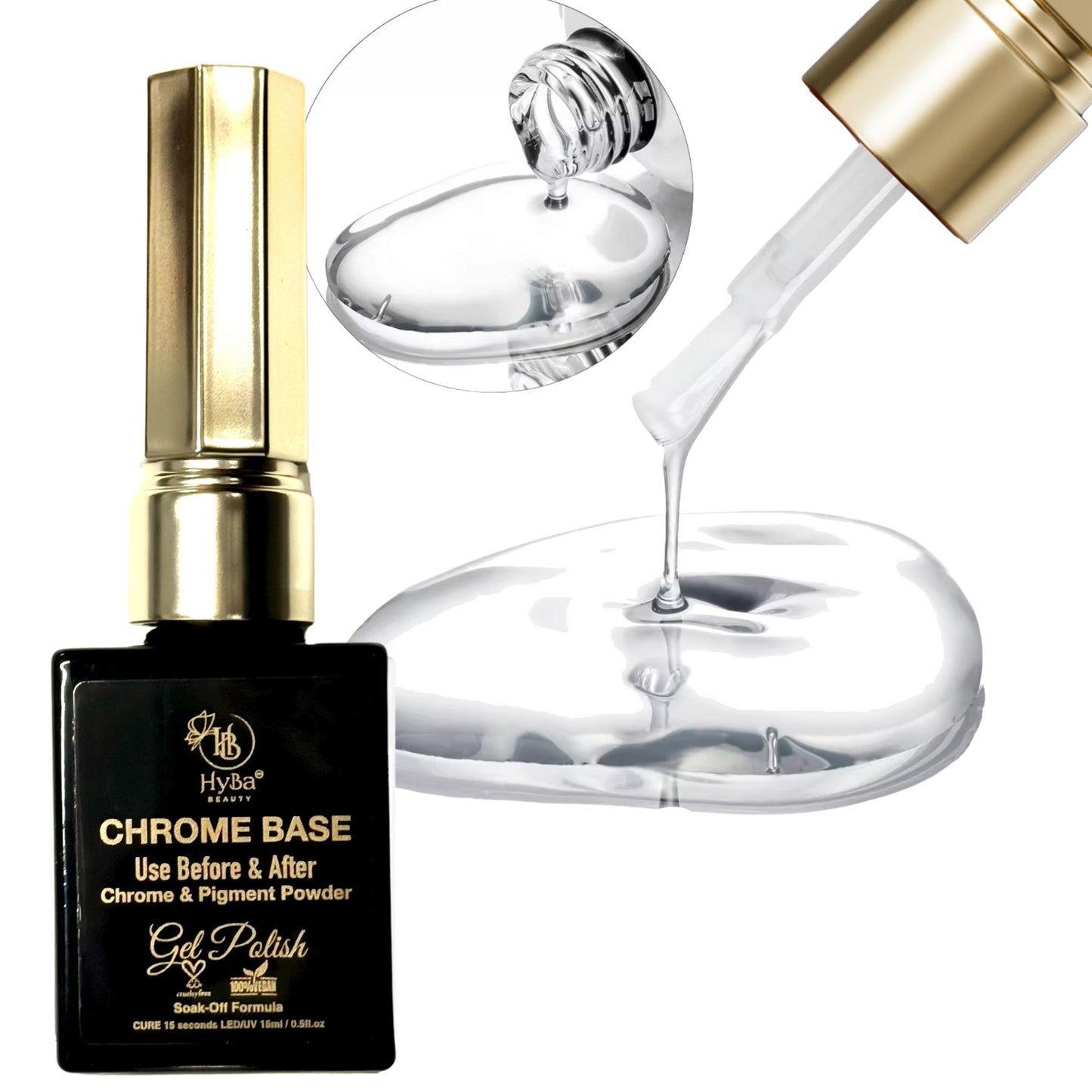 CHROME BASE Gel Polish -15 ml