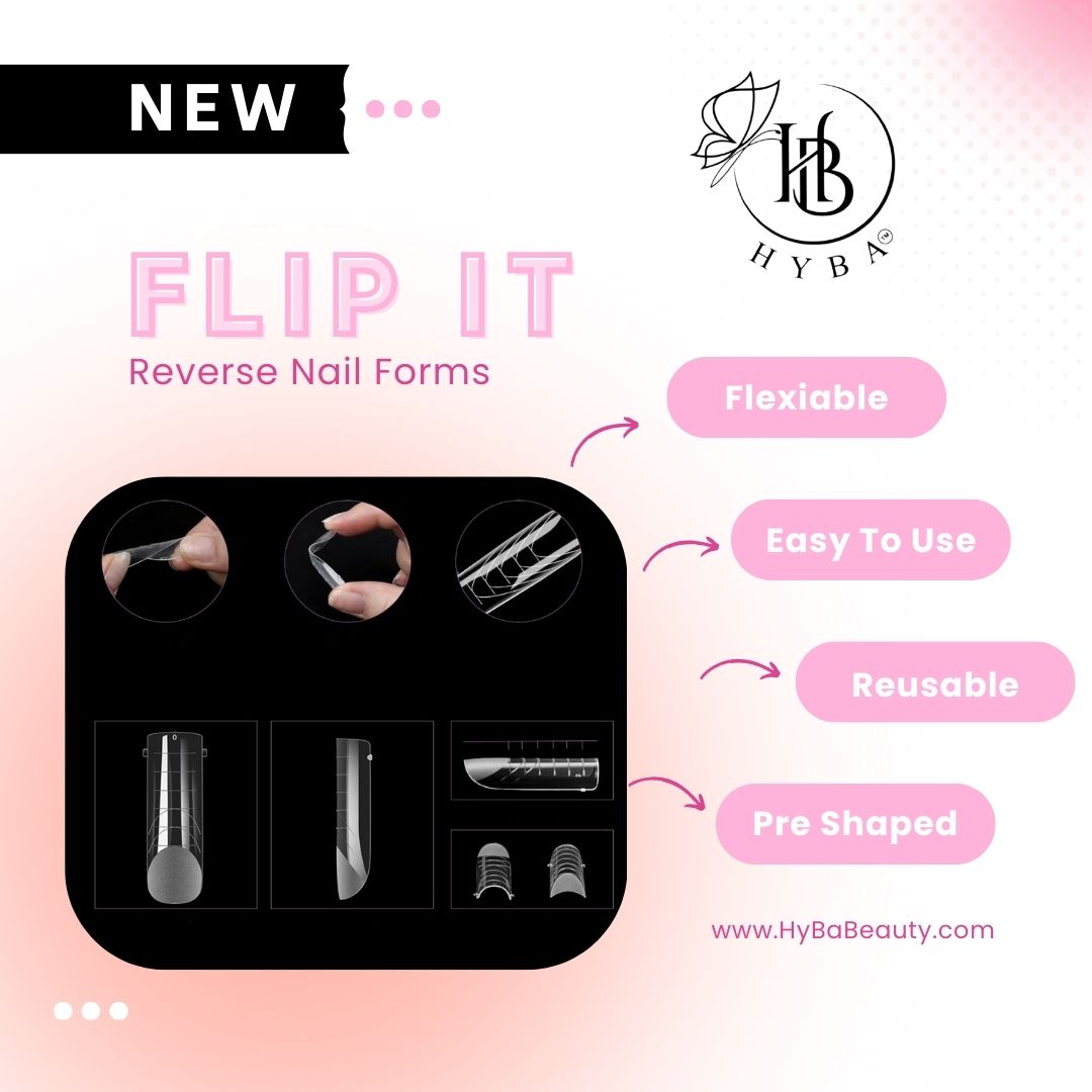 FLIP iT - Reverse Nail Form - HYBA BEAUTY