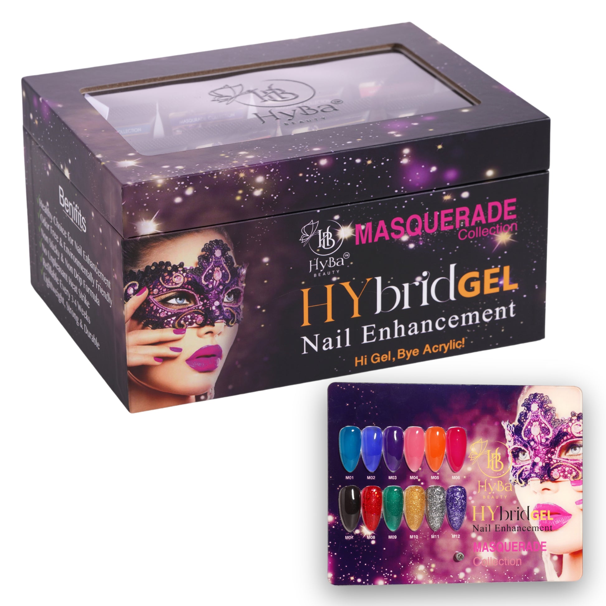 HYBRID GEL - #4 MASQUERADE HyGEL Collection - HYBA BEAUTY