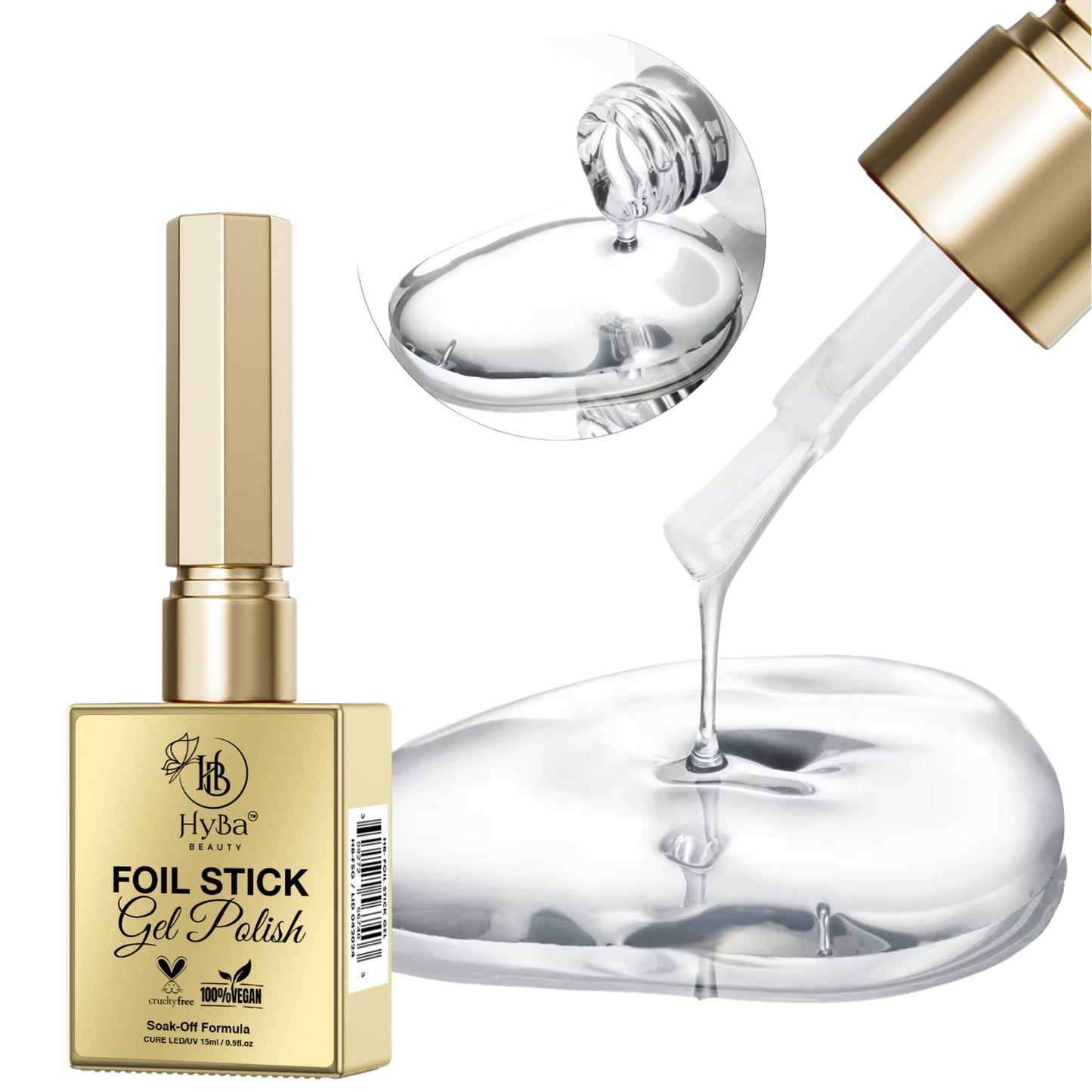 FOIL STICK Gel Polish -15 ml - HYBA BEAUTY