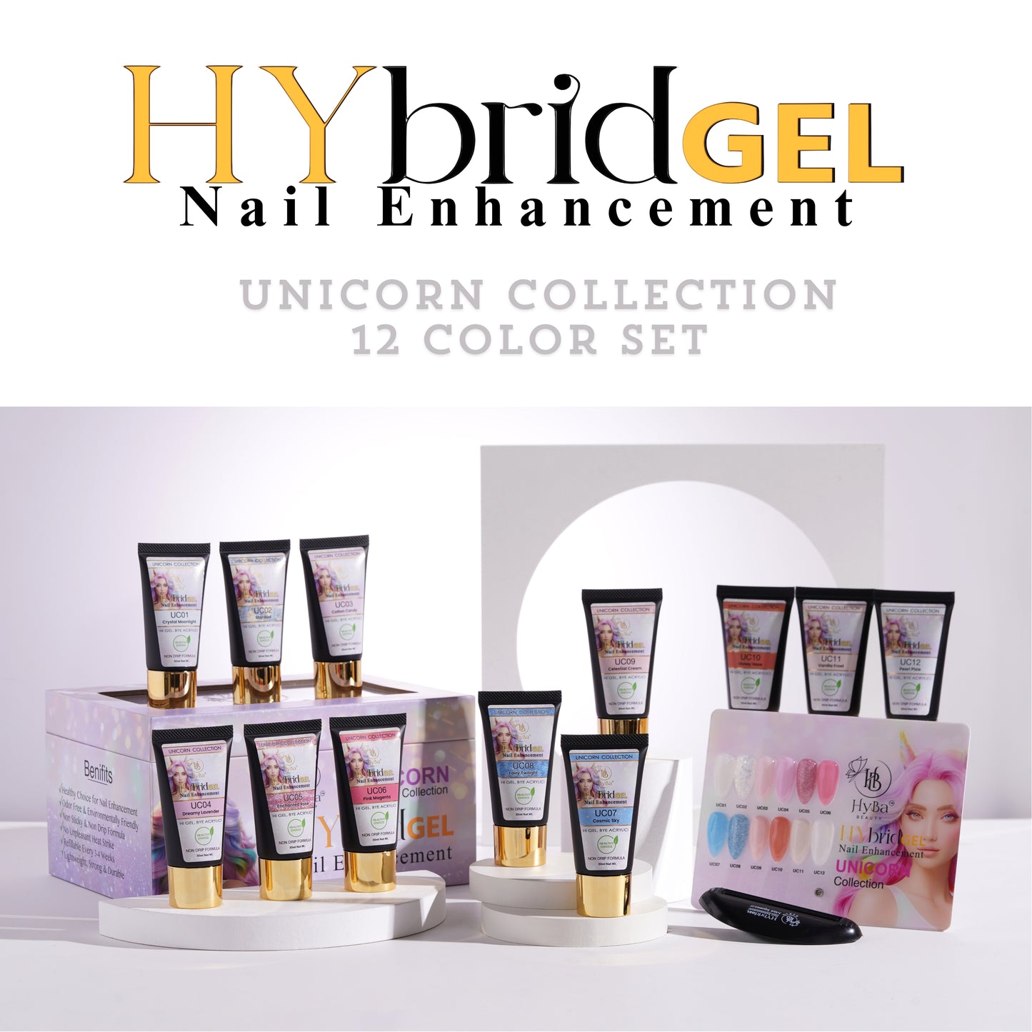 HYBRID GEL - #8 UNICORN HyGEL Collection - HYBA BEAUTY