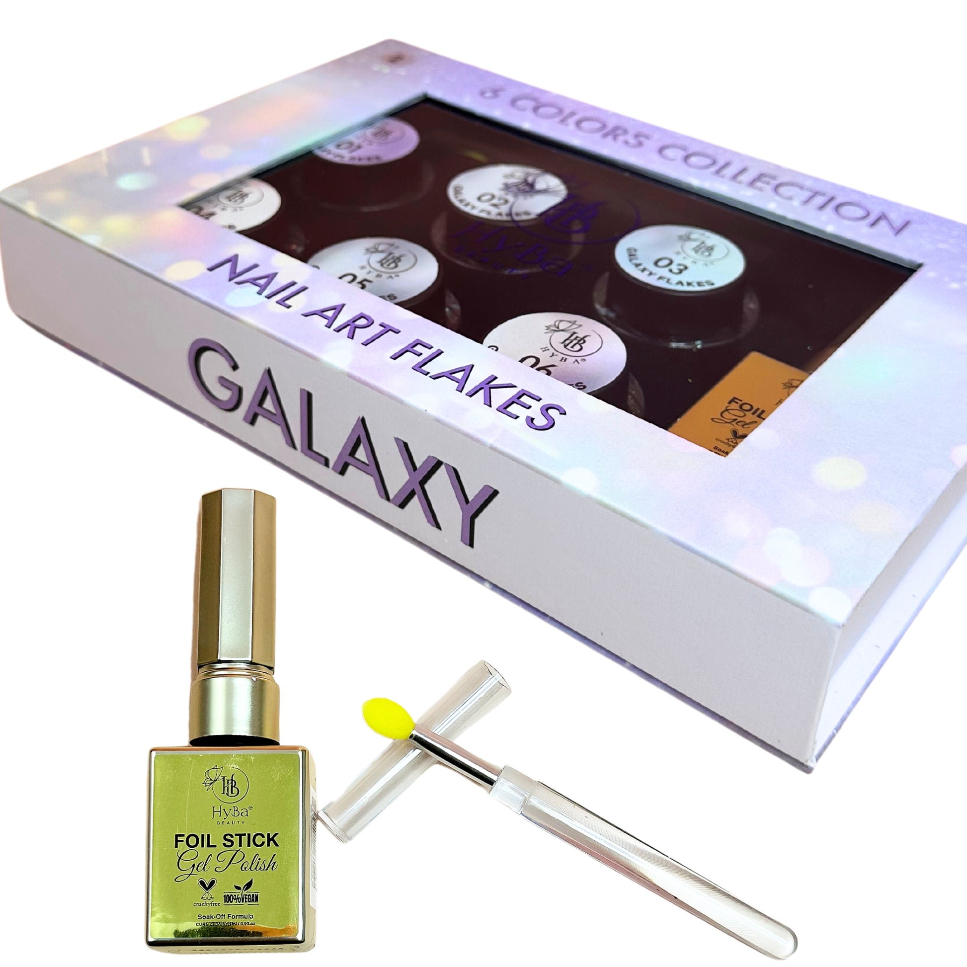 GALAXY FLAKES Collection - 6 Colors Box Set - HYBA BEAUTY