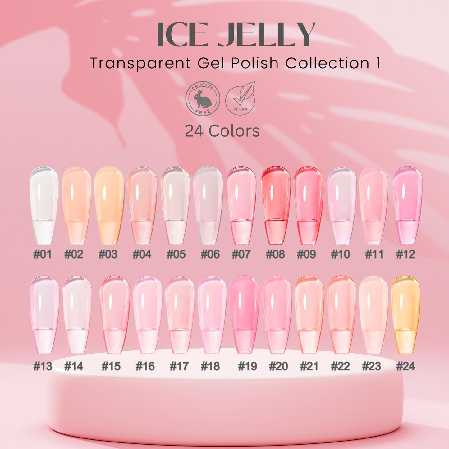 ICE JELLY Gel Collection 1 - HYBA BEAUTY