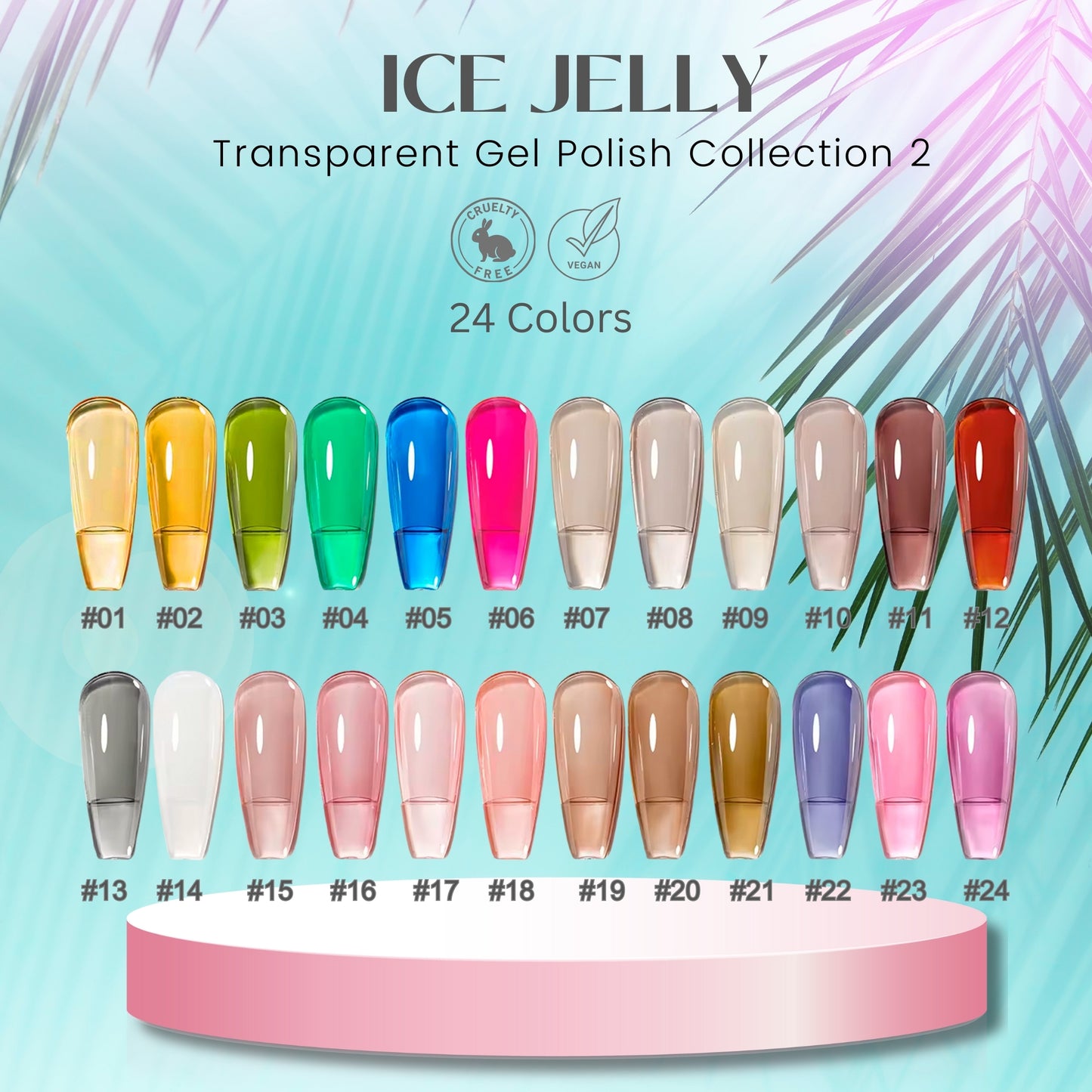 ICE JELLY Gel Collection 2 - HYBA BEAUTY