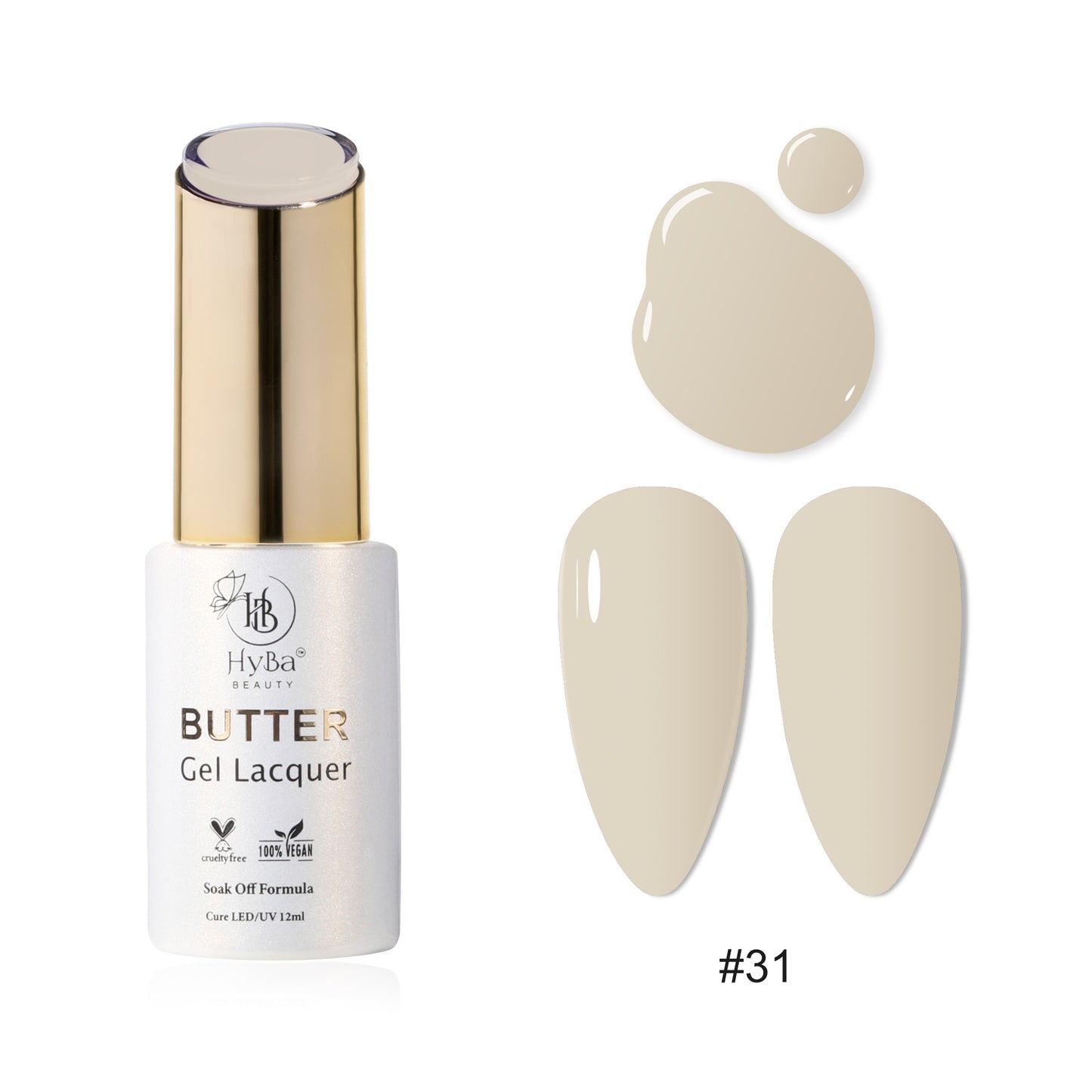 BUTTER Gel Polish SERIES 4 (Colors #031-#040)