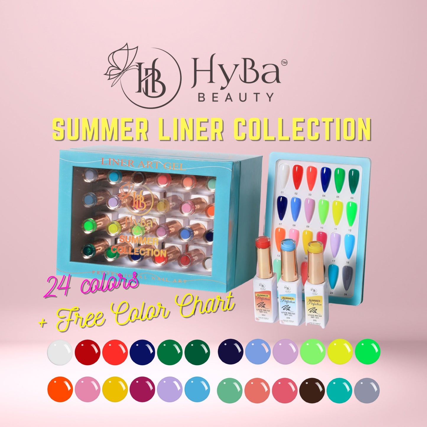 SUMMER Gel Liner Set / 24 colors