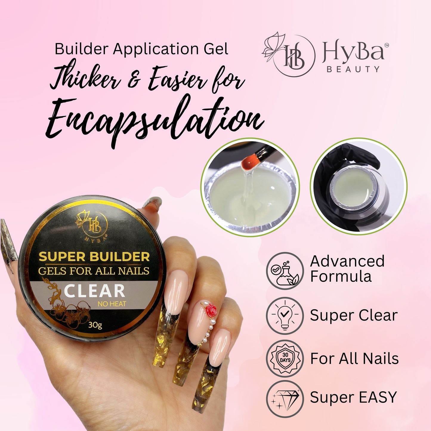 SUPER BUILDER Application Gel 30ml (Clear)