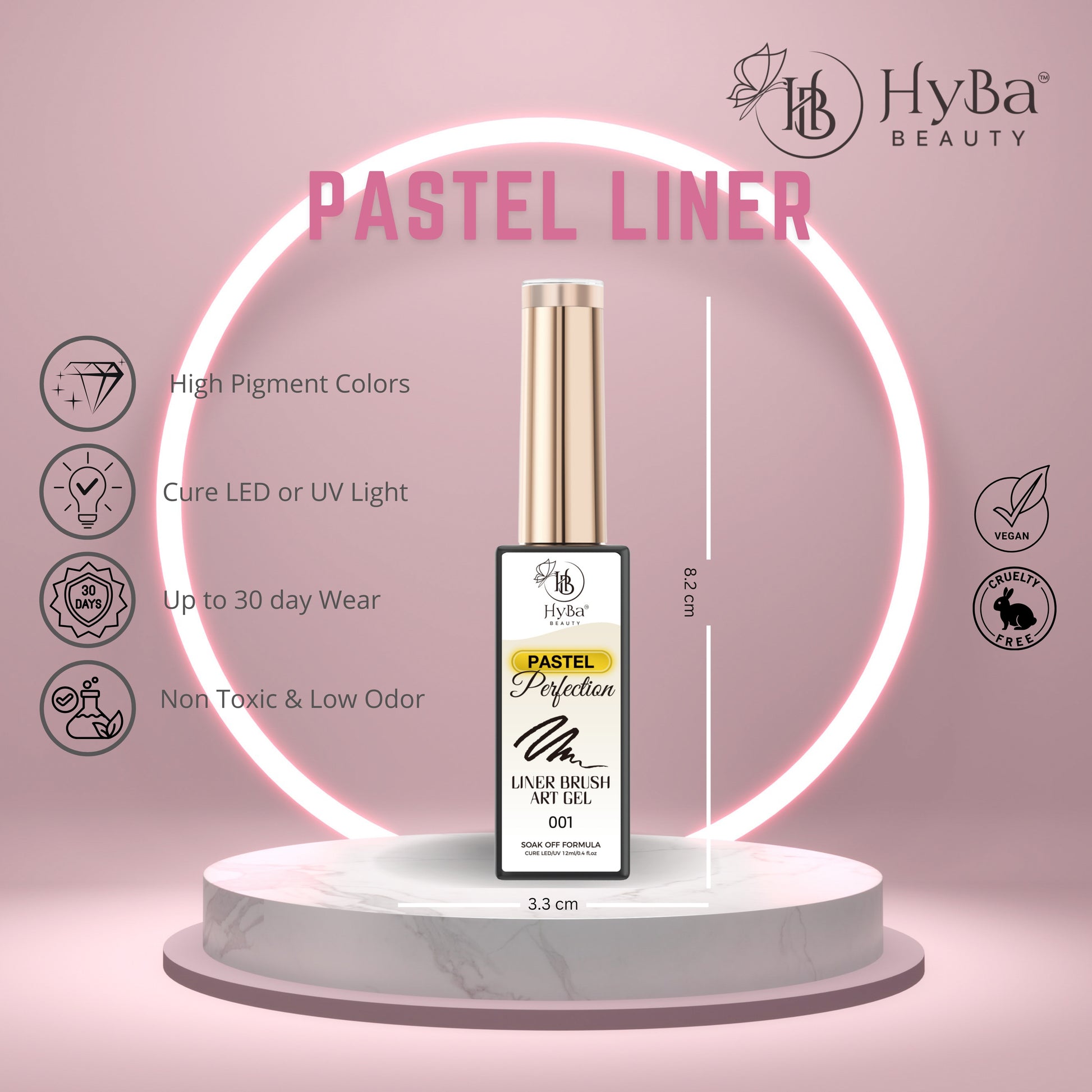 PASTEL Gel Liner Set / 24 colors - HYBA BEAUTY