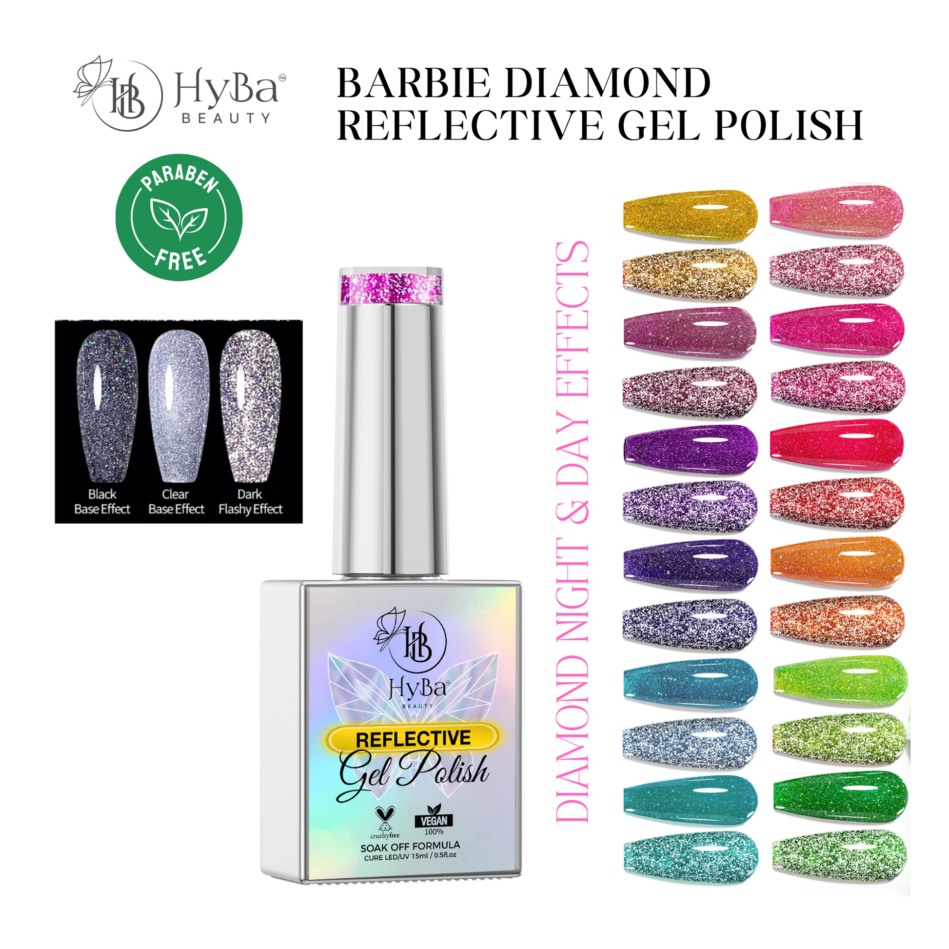 BARBIE DIAMOND Collection / 12 colors - HYBA BEAUTY