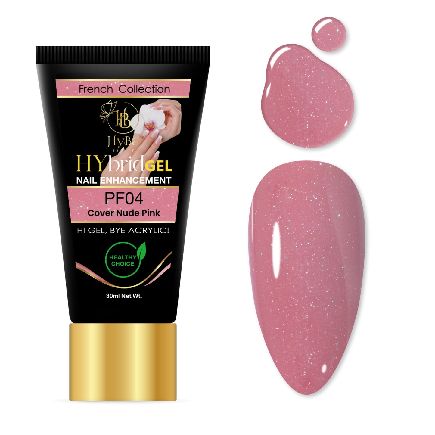 HYBRID GEL STARTER KIT  #1 Perfect FRENCH HyGEL Collection - HYBA BEAUTY