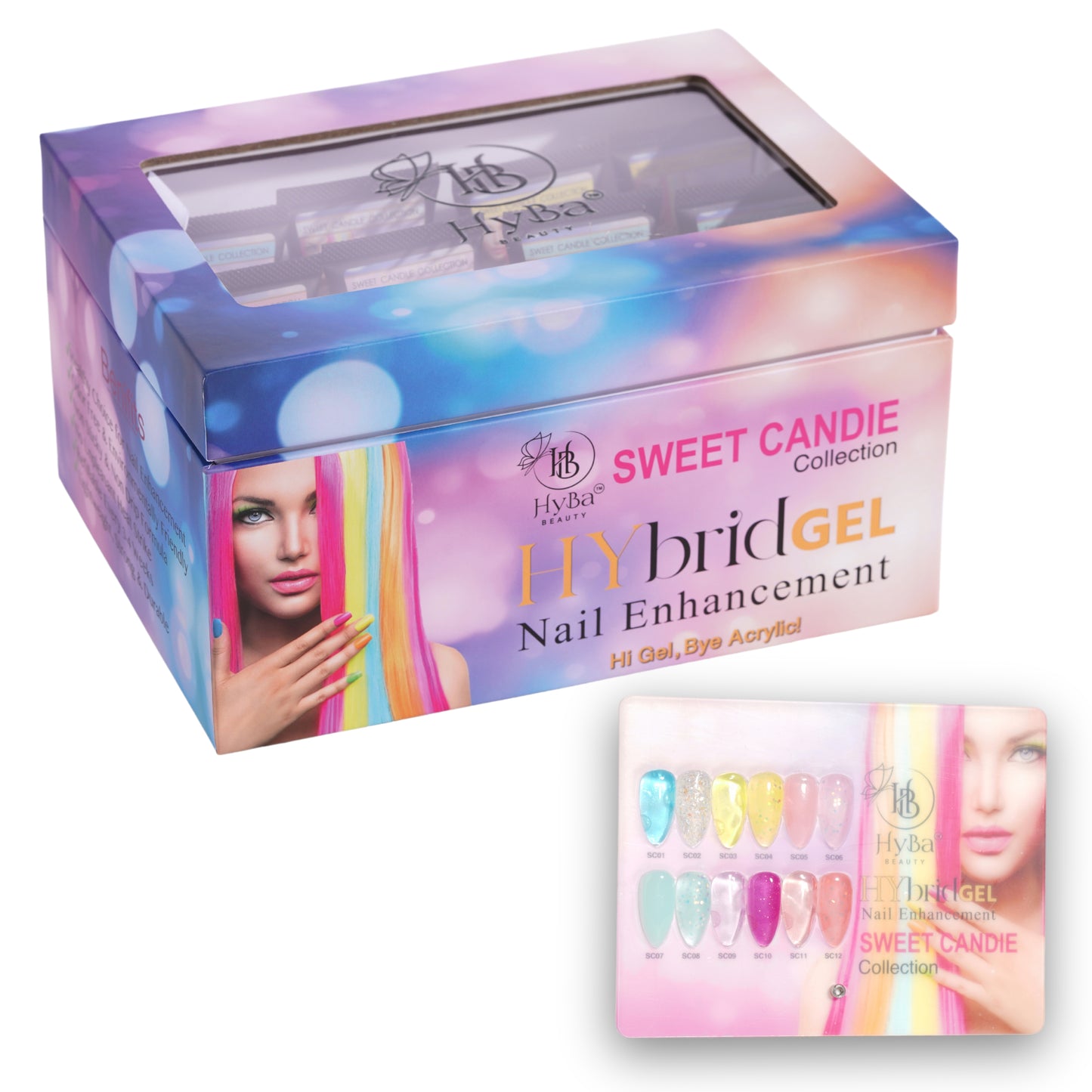 HYBRID GEL - HyGEL Entire Full Collections #1-9 - HYBA BEAUTY