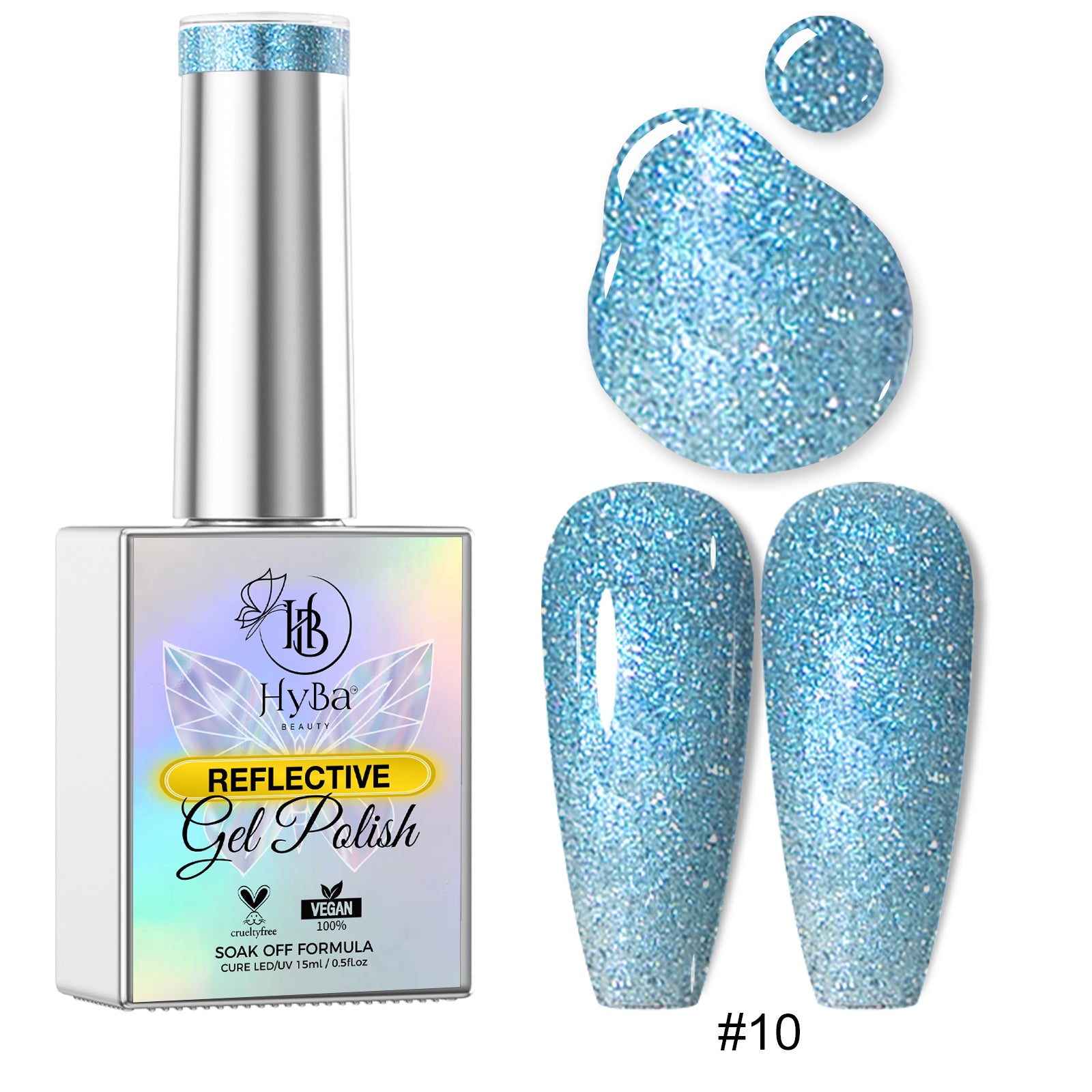 CINDERELLA DIAMOND Gel Collection - 12 Colors - HYBA BEAUTY