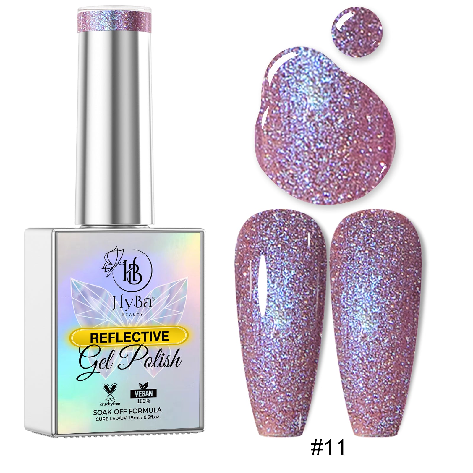 CINDERELLA DIAMOND Gel Collection - 12 Colors - HYBA BEAUTY