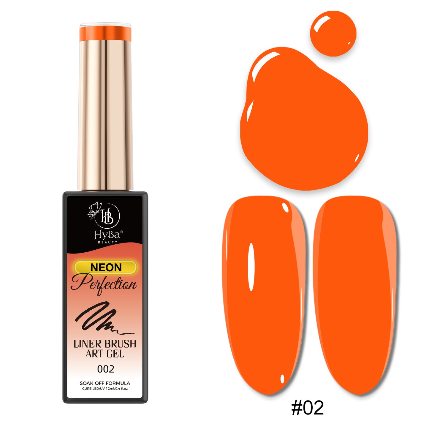 NEON Gel Liner Set / 12 colors - HYBA BEAUTY