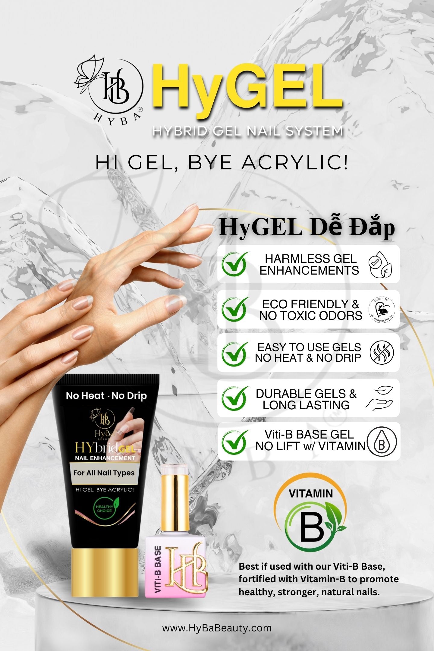 Hybrid Gel - HyGEL Marketing Posters