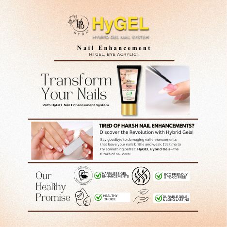 HyGEL™ Hybrid Gel Nail System  - #3 NUDE SKIN COLLECTION