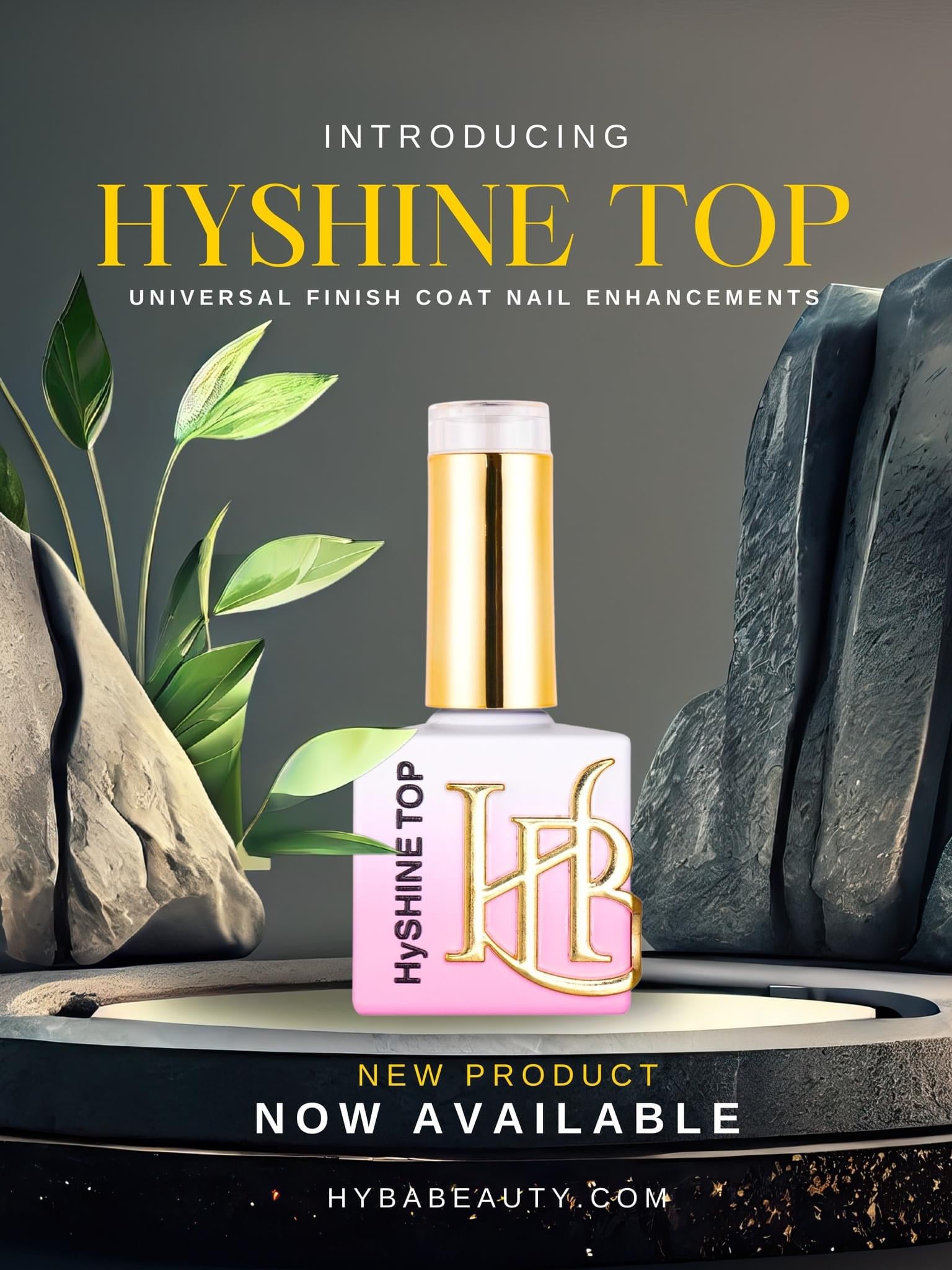 HYBRID HyShine Top Gel - 18ml - HYBA BEAUTY