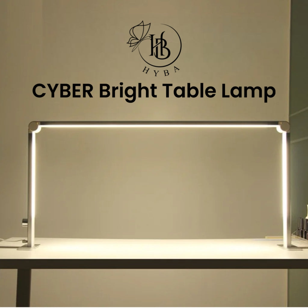 CYBER Table Lamp - SILVER - HYBA BEAUTY