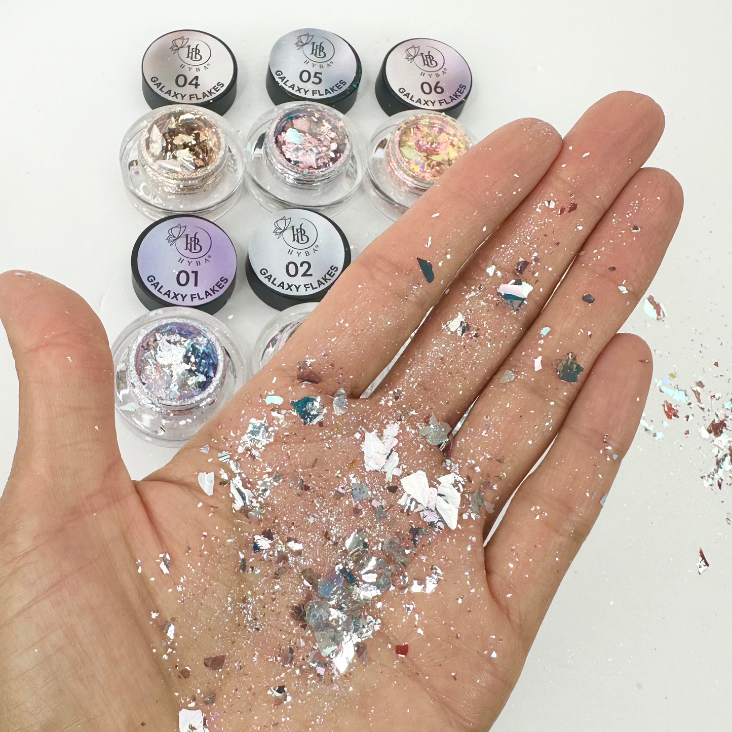 GALAXY FLAKES Collection - 6 Colors Box Set - HYBA BEAUTY