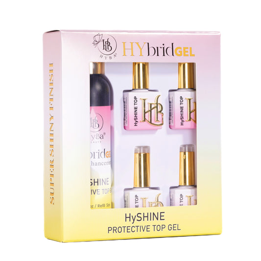 HYBRID HyShine Top Gel - REFILL KIT - HYBA BEAUTY