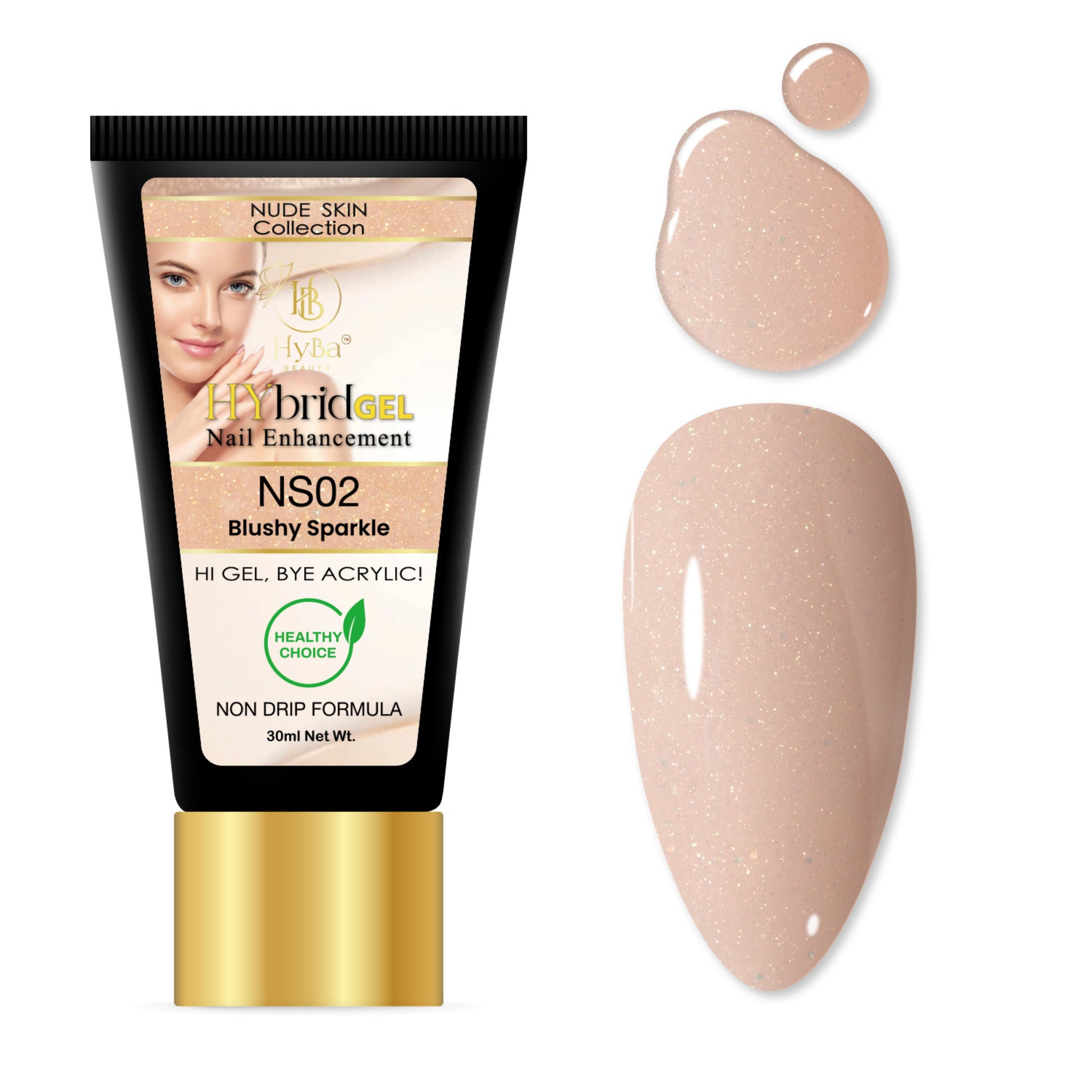 HYBRID GEL - #3 NUDE SKIN HyGEL Collection - HYBA BEAUTY