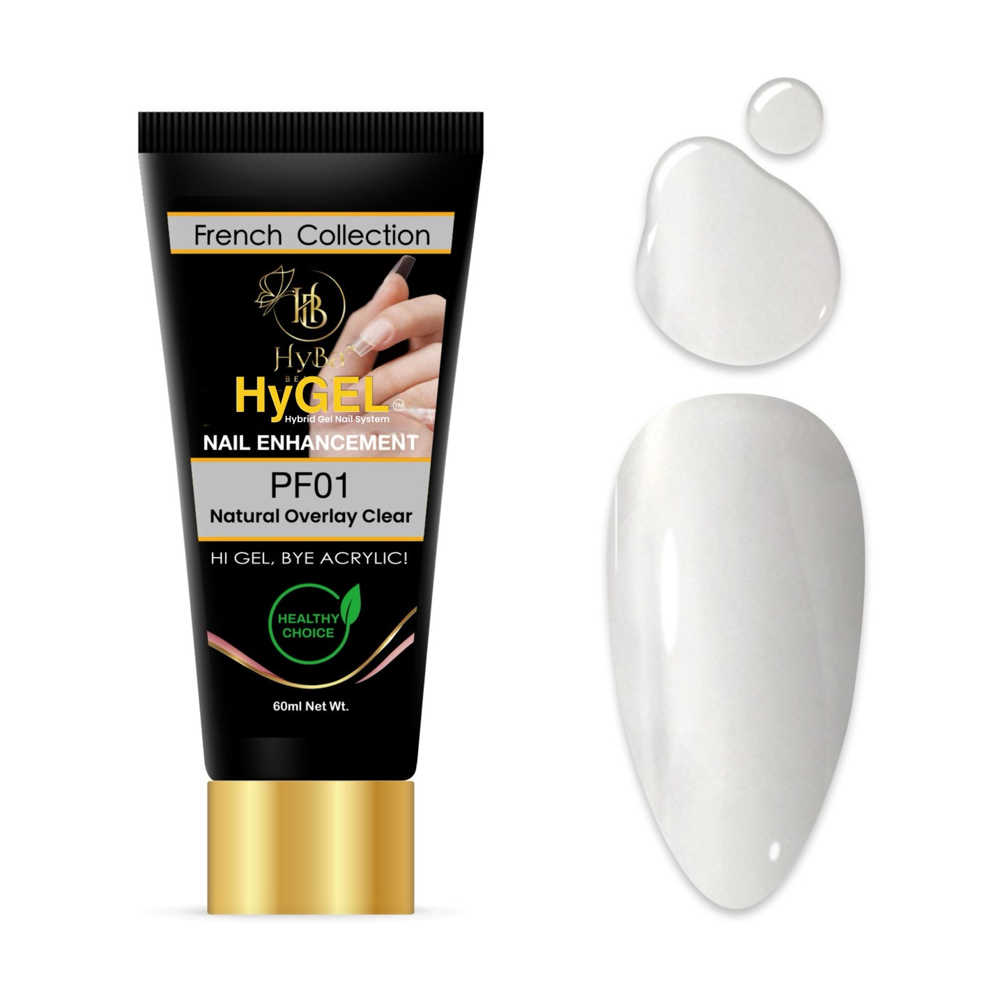 HyGEL™ Hybrid Gel Nail System - #1 Perfect FRENCH Collection 60ml