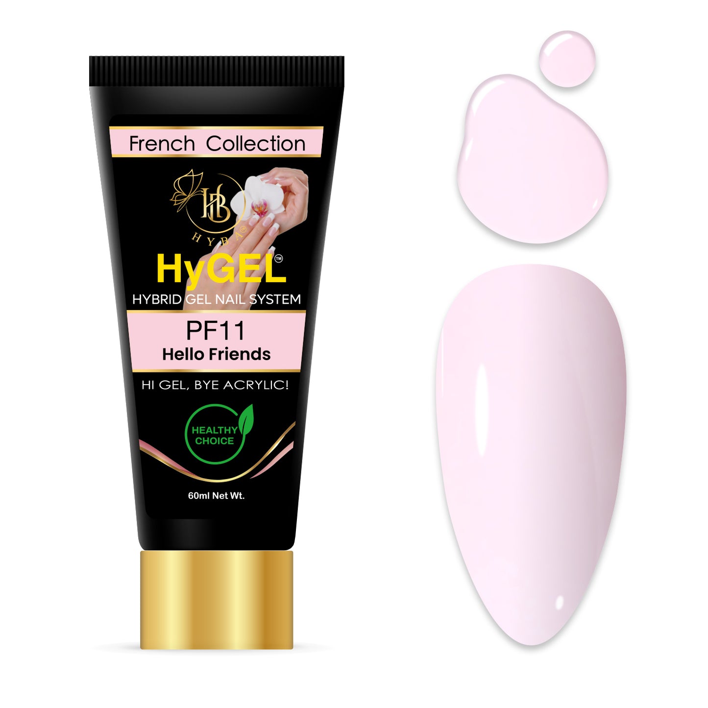 HyGEL™ Hybrid Gel Nail System - #1 Perfect FRENCH Collection 60ml