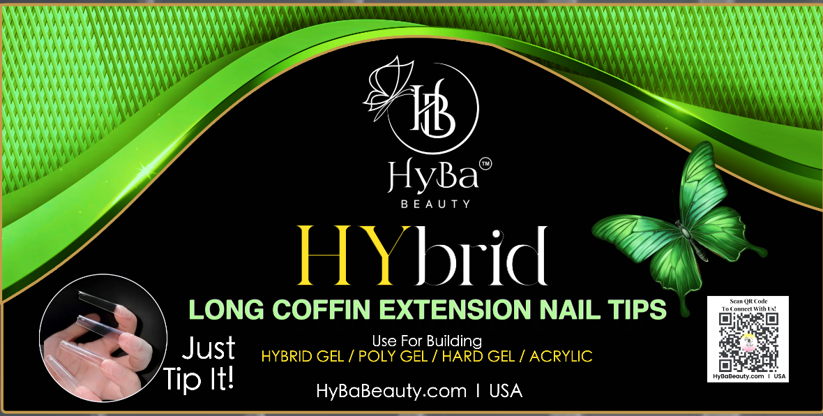 Long Coffin Extension Nail Tips - HYBA BEAUTY