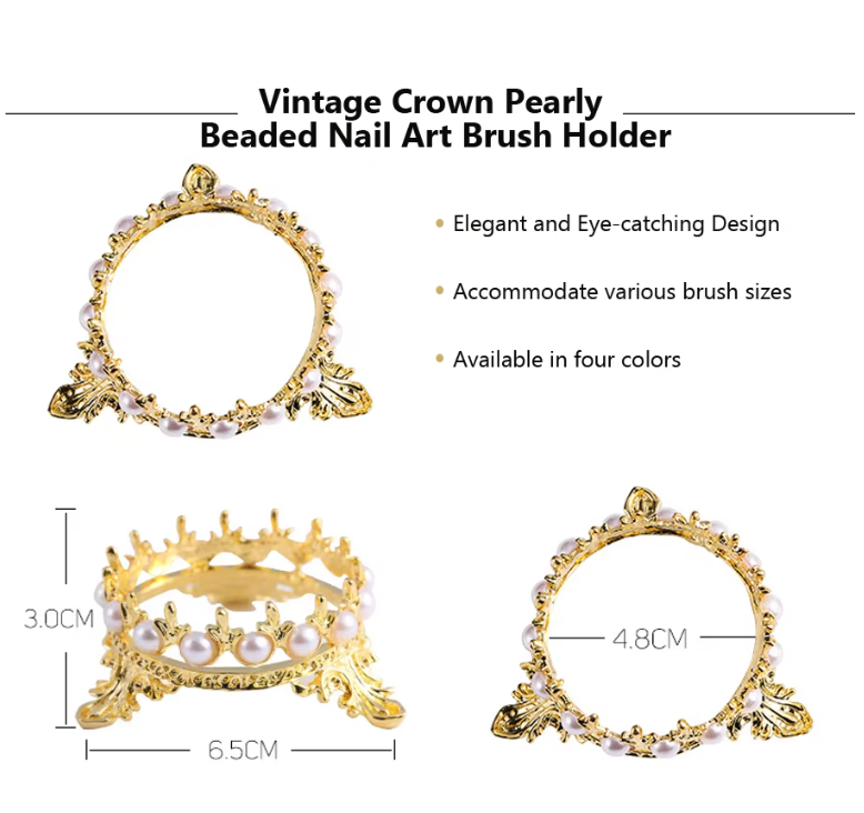 Crown Brush Holder - HYBA BEAUTY