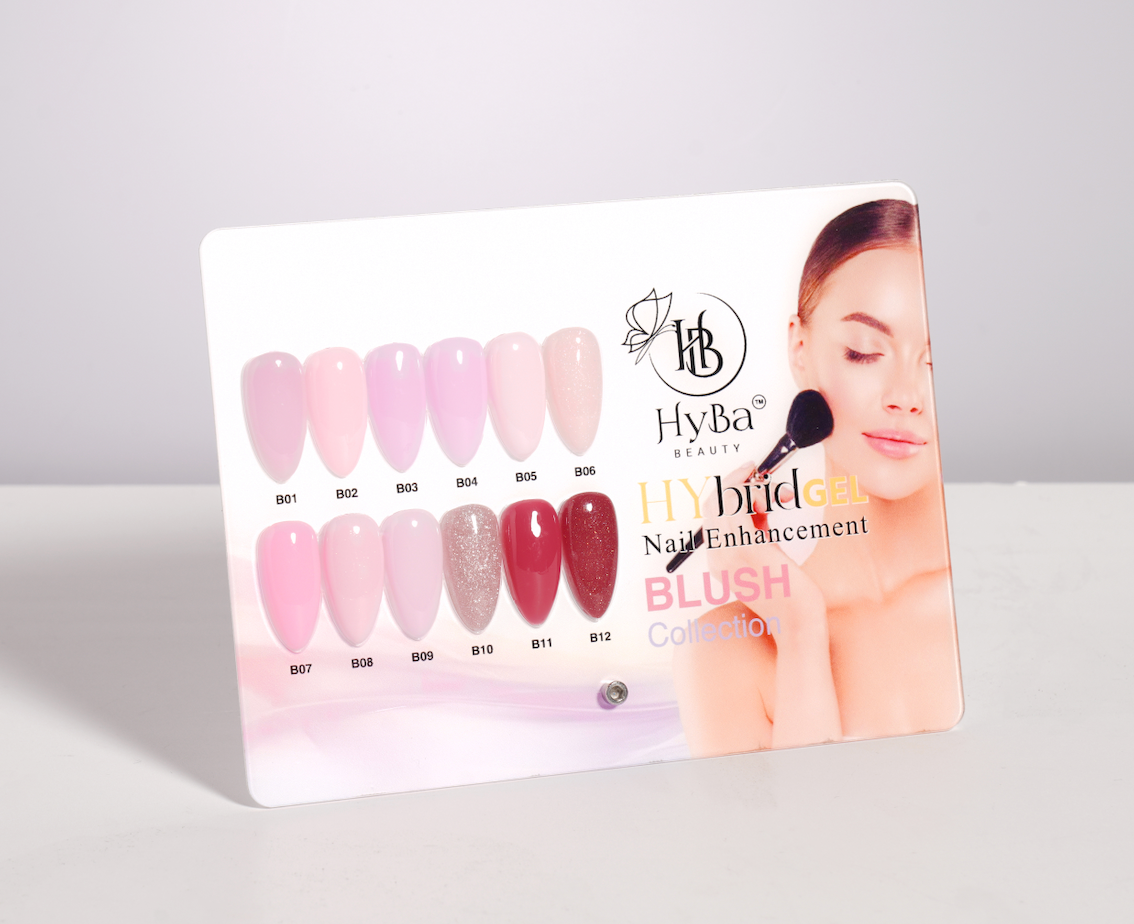 Hybrid Gel - HyGEL #2 Blush Collection Color Chart