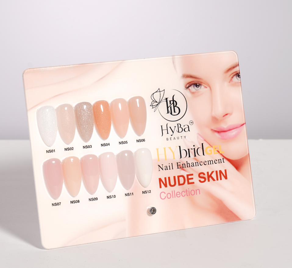 Hybrid Gel - HyGEL #3 Nude Skin Collection Color Chart