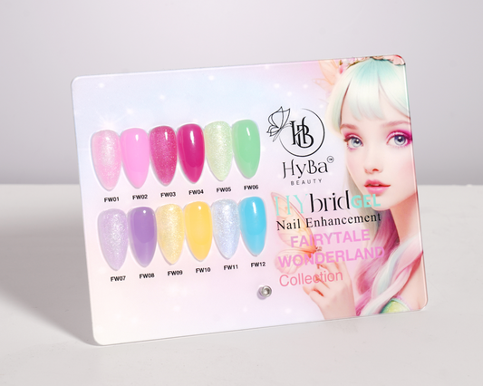 Hybrid Gel - HyGEL #6 FairyTale Wonderland Collection Color Chart