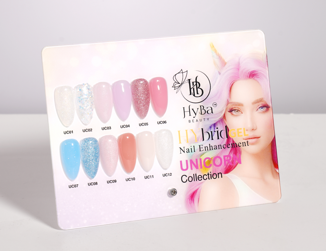 Hybrid Gel - HyGEL #8 Unicorn Collection Color Chart